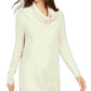Style & Company Women's Embellished Heather Long Sleeve Cowl Neck T-Shirt Sweater Beige Size Small
