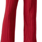 Alfani Women's Pleated Velvet Pants Wine Size Petite Large