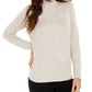 Style & Co Women's Mock Neck Top Beige Size Petite Large