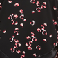 Alfani Women's Printed Pointed Hem Blouse Black Size 0X