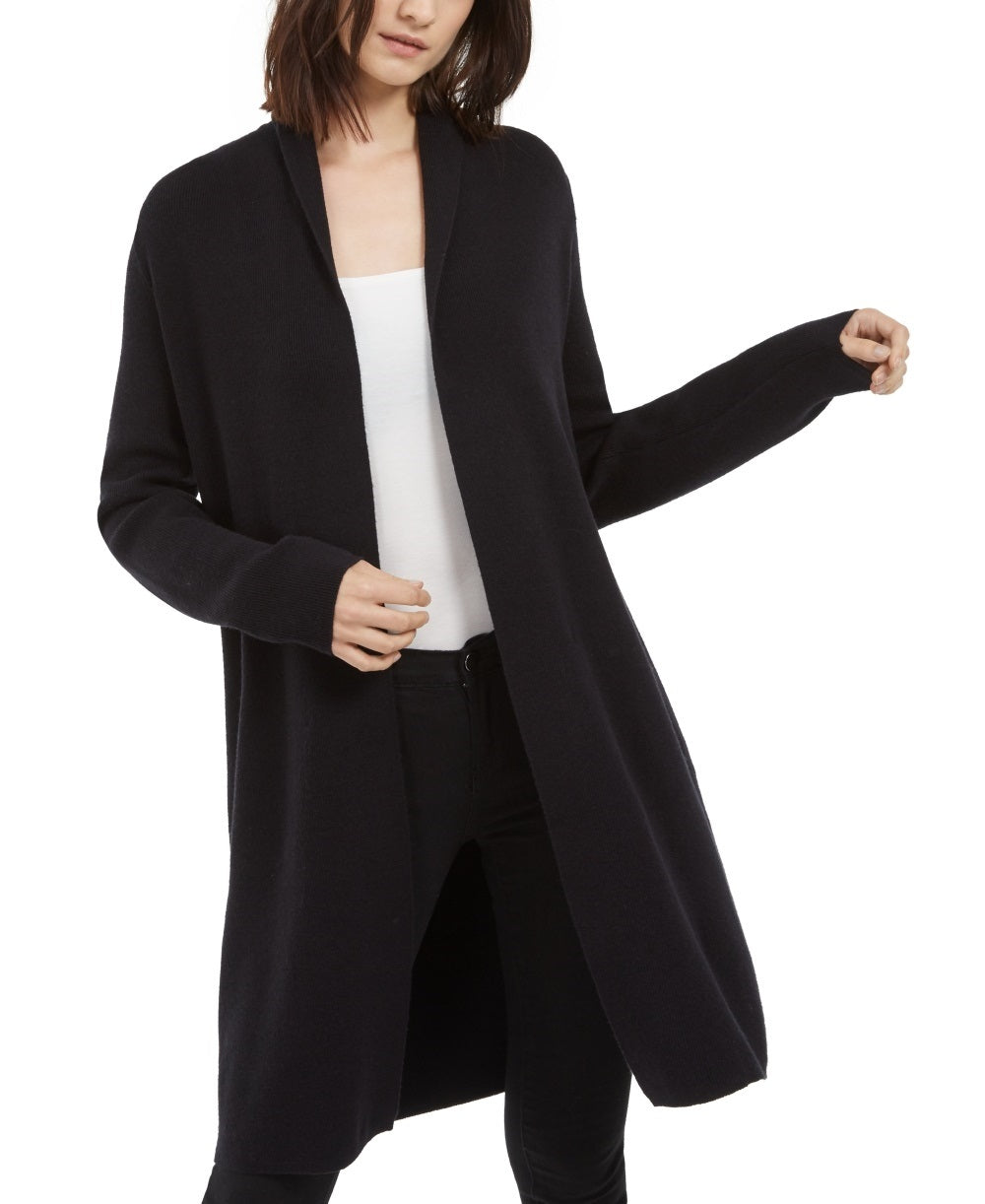 INC International Concepts Women's Duster Cardigan  Black Size Medium