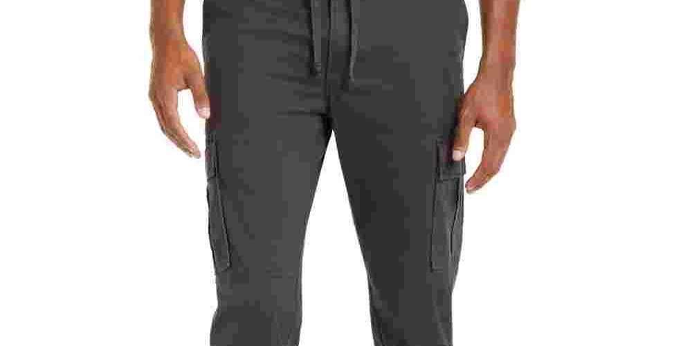 Sun + Stone Men's Gray Straightleg Pants Dark Gray Size 29X30