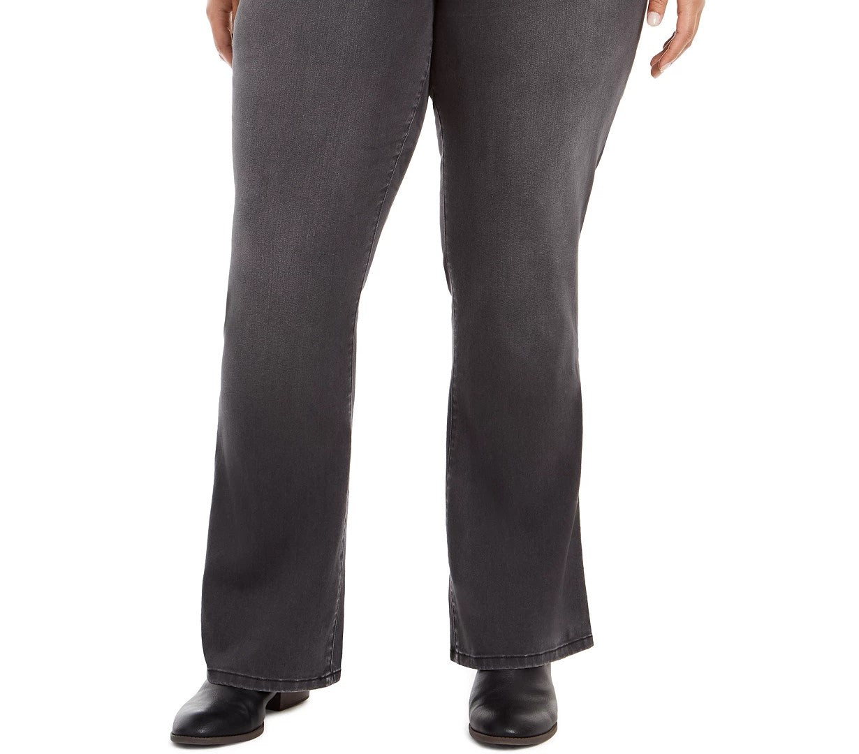 Style & Co Women's Plus Size Bootcut Jeans  Black Size Petite Small