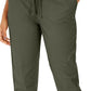 Style & Co Women's Pull On Cuffed Utility Pants Green Size 8