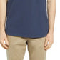 Sun + Stone Men's Blake Heathered Pocket T-Shirt  Navy Size Large