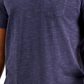 Sun + Stone Men's Dylan Contrast Chain Stitch T-Shirt  Navy Size Small