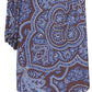 Tasso Elba Men's Neck Tie Hunter Genoa Paisley Skinny Silk Blue Size Regular