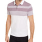 Alfani Men's Twill Striped Polo Shirt Natural Size X-Large