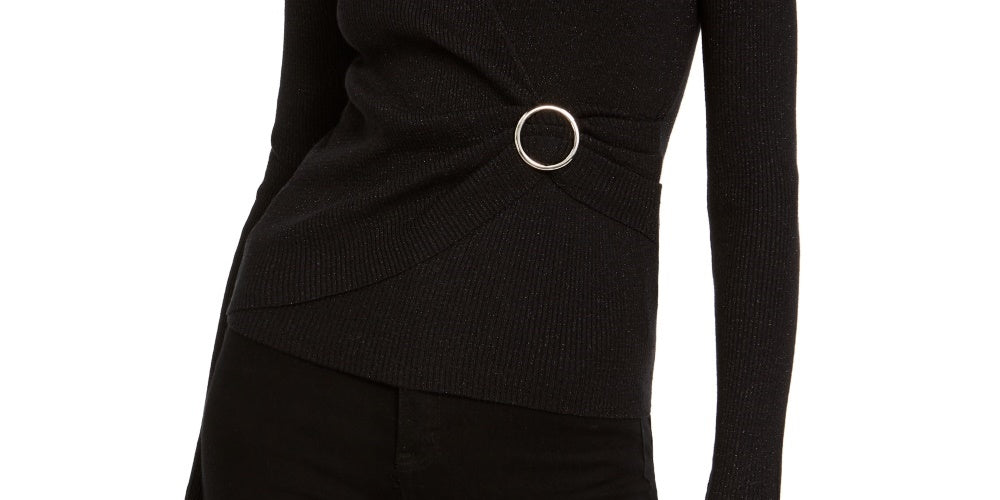 INC International Concepts Women's Cozy Comfortable Sweater Black Size X-Small