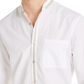 Alfani Men's Pinstripe Classic Fit Cotton Dress Shirt White Size Small