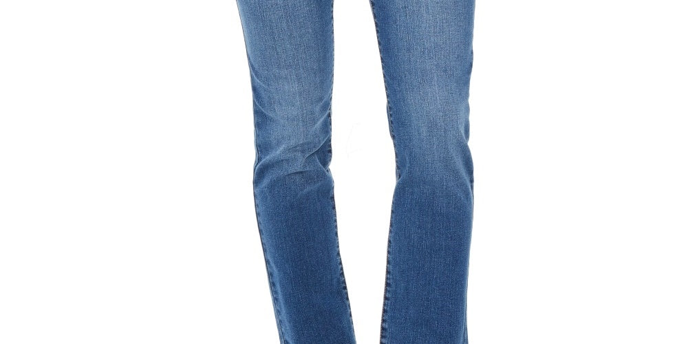 Style & Co Women's Modern Straight Mid Rise Jeans  Blue Size 4