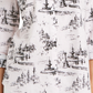 Charter Club Women's Printed Blouse White Size XX-Large