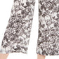 Charter Club Women's Printed Wide Leg Capri Pants  White Size X-Small
