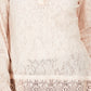 Style & Co Women's Lace Henley Top Pink Size Small