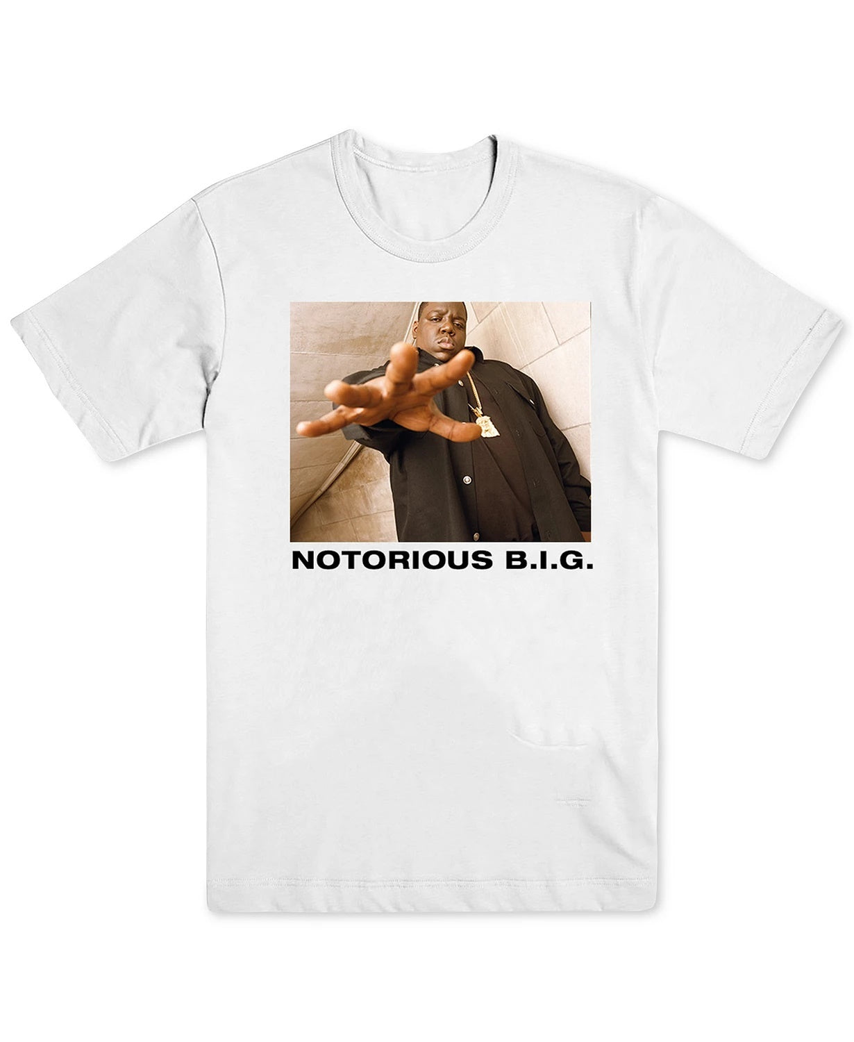 Merch Traffic Men's Notorious B.I.G. Graphic T-Shirt White Size XX-Large