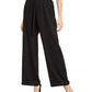 BCX Junior's Wide Leg Paperbag Pants Black Size Medium