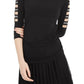 BCX Juniors' Rhinestone-Embellished Ladder-Trim Top Black Size Small