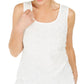 Kasper Women's Sequined Textured Top Natural Size X-Small