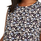 Anne Klein Women's Plus Size Mayfair Printed Sleeveless Top Charcoal Size 0X