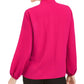 Kasper Women's Ruffled Tie-Neck Blouse Pink Size Small