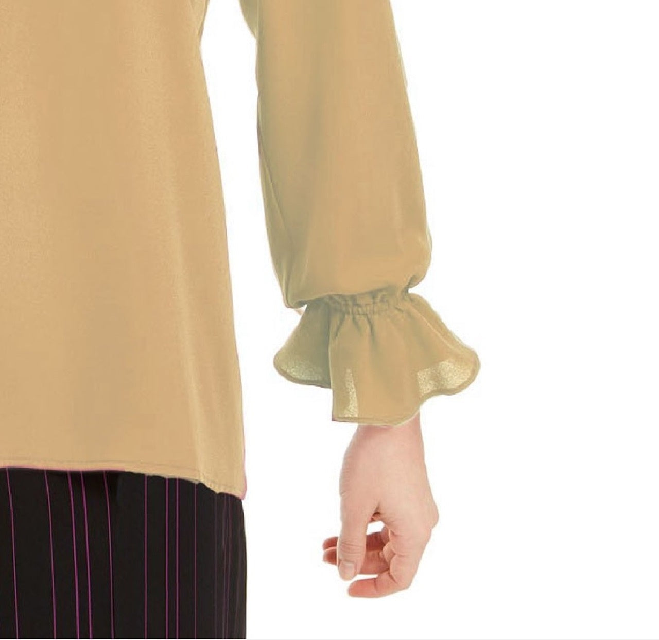 Bar III Women's Pleated Bell-Sleeve Top Yellow Size XX-Small