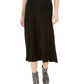 Bar III Women's Shimmer Midi Skirt Black Size Small