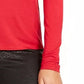 Thalia Sodi Women's Ruffled One-Shoulder Top Bright Red Size Medium