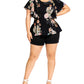 City Chic Women's Trendy Plus Size Mid Summer Top Orange Size 24W