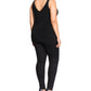 City Chic Women's Trendy Plus Size V-Neck Knit Top Black Size 22W