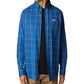 Columbia Men's Rapid Rivers Ii Long Sleeve Shirt Blue Size Medium