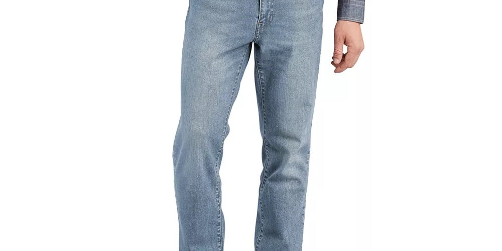 Levi's 541 Men's Athletic Fit All Season Tech Ripped And Repaired Jeans Blue Size 40X34