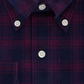 Tommy Hilfiger Men's Classic Fit Check Dress Shirt Red Size 17X34-35