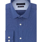 Tommy Hilfiger Men's Athletic-Fit Flex Collar Dress Shirt Navy Size 17.5X32-33