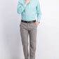 Tommy Hilfiger Men's Athletic-Fit Flex Collar Dress Shirt Green Size 16X32-33