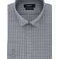 DKNY Men's Windowpane Plaid Collared Slim Fit Moisture Wicking Dress Shirt Gray  Size 15X34-35