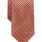 Perry Ellis Men's Nascarella Grid Tie Orange Size Regular