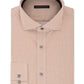 Sean John Men's Classic/Regular Fit Brown Print Dress Shirt Beige Size 15X32-33