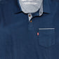 Levi's Men's Pocket Polo Med Blue Size X-Large