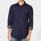 Levi's Men's Matthew New Western Denim Shirt Bright Blue Size Small