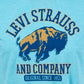 Levi's Men's Buffalo Graphic T-Shirt Blue Size Medium