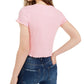 Love Tribe Juniors' Lose My Number T-Shirt Pink Size Small