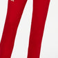 Style & Co Women's Tummy-Control Straight-Leg Fashion Jeans Red Size 4