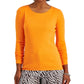 Charter Club Women's Pima Cotton Long Sleeve Top Gold Size Medium
