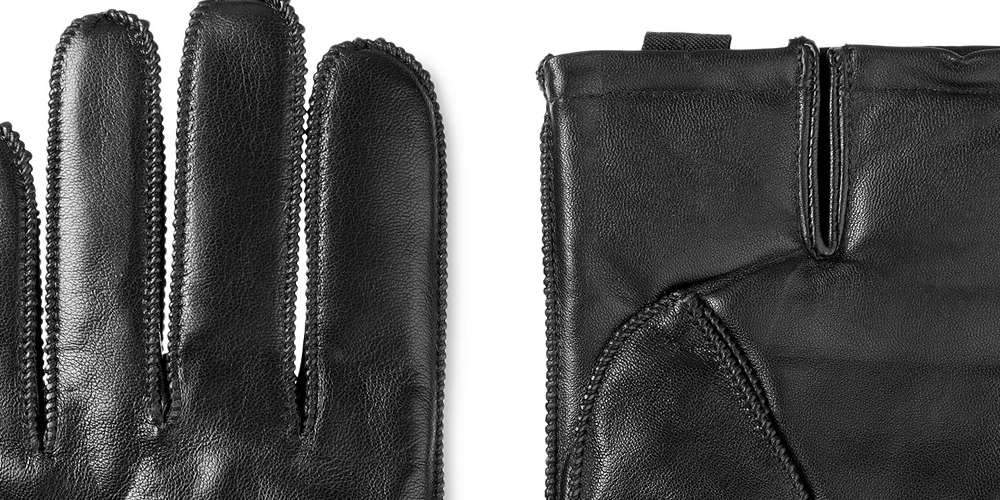 Isotoner Signature Men's Leather Sleek Heat Leather Gloves Black Size X-Large