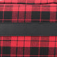 Bespoke Men's Vincent Plaid Valet Kit Red Size Regular