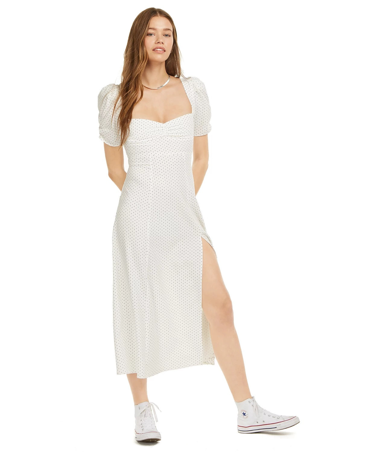 Danielle Bernstein Women's Slip Maxi Dress White Size 0