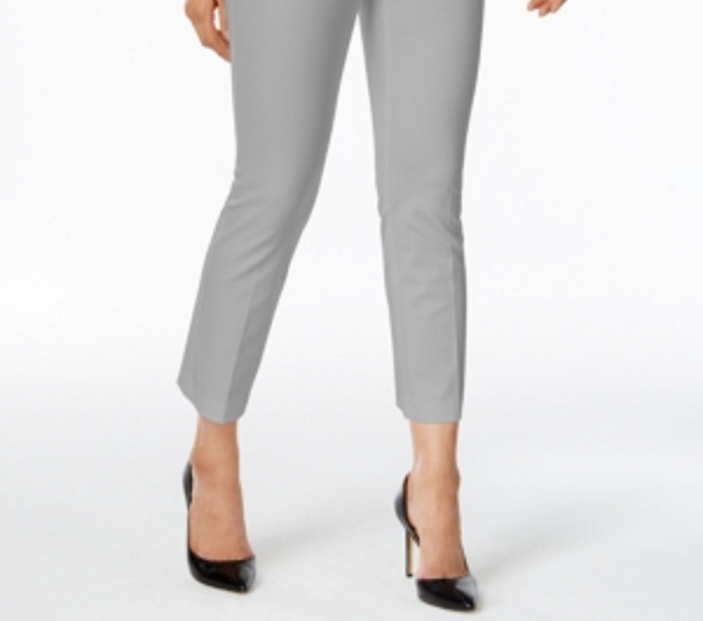 Alfani Women's Petite Cropped Pants Gray Size 2 P