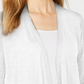 Alfani Women's Petite Open Front Cardigan White Size Petite Small