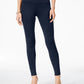INC International Concepts Women's Petite Seamless Leggings Navy Size 4 P