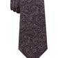 Michael Kors Men's Black Paisley Slim Neck Tie Black Size Regular